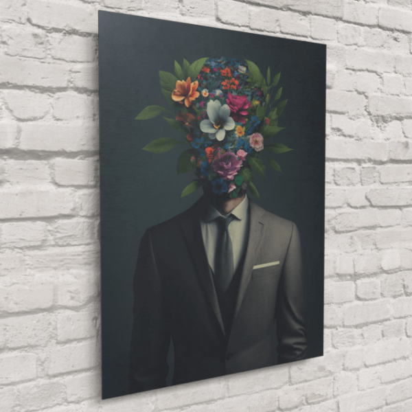 Flower_Heads_Flower Cascade in Nostalgia (1)_BrushedMetal_Mockup