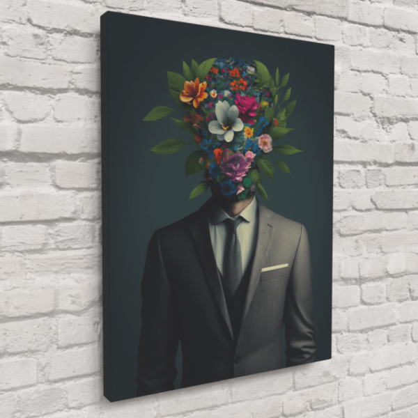 Flower_Heads_Flower Cascade in Nostalgia (1)_Canvas_Mockup