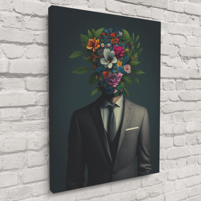 Flower_Heads_Flower Cascade in Nostalgia (1)_Canvas_Mockup