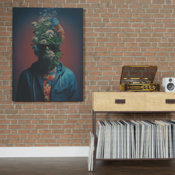 Flower_Heads_Nature's Timeless Echo (1)_BrickWall_Mockup