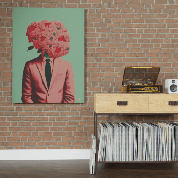 Flower_Heads_Nostalgic Petal Reverie (1)_BrickWall_Mockup