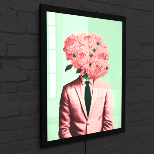 Flower_Heads_Nostalgic Petal Reverie (1)_LED_SnapFrame_Mockup