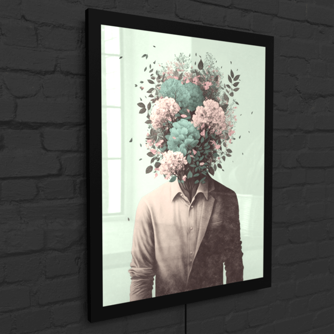 Flower_Heads_Nostalgic Petal Waltz (1)_LED_SnapFrame_Mockup