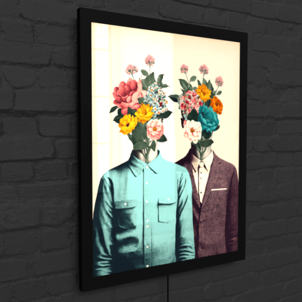 Flower_Heads_Pastel Garden Rhapsody (1)_LED_SnapFrame_Mockup