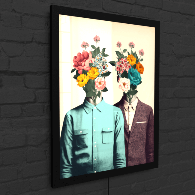 Flower_Heads_Pastel Garden Rhapsody (1)_LED_SnapFrame_Mockup