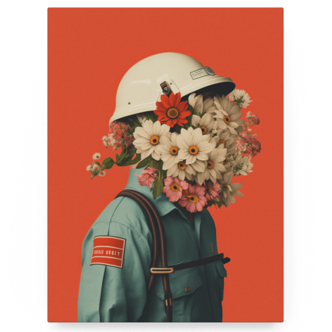 Working Wallflower Acrylic Prints, Photos Prints on Metal and Canvas