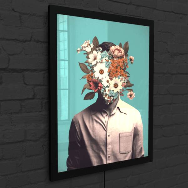 Flower_Heads_Retro Rose Rhapsody (1)_LED_SnapFrame_Mockup