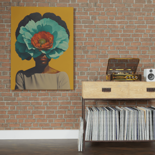 Flower_Heads_Whimsical Blossom Collage (1)_BrickWall_Mockup