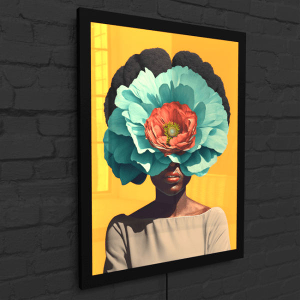 Flower_Heads_Whimsical Blossom Collage (1)_LED_SnapFrame_Mockup