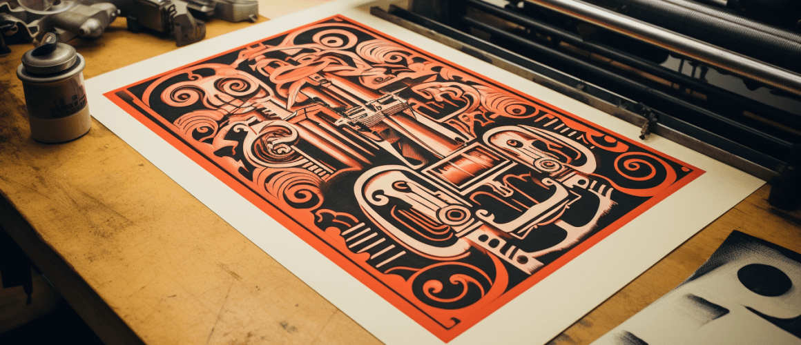 Printing options available throughout history