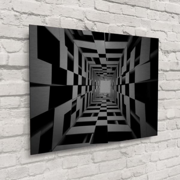 Abstract_Visions_Celestial Serenity in Motion_Brushed_Metal_Mockup