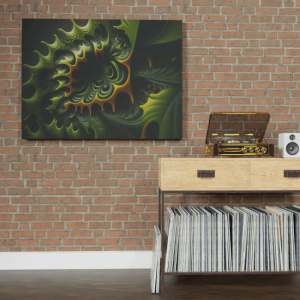 Abstract_Visions_Crimson Flux of Abstraction_Brick_Wall_Mockup