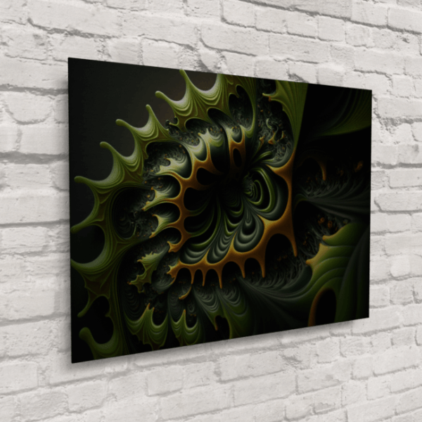 Abstract_Visions_Crimson Flux of Abstraction_Brushed_Metal_Mockup