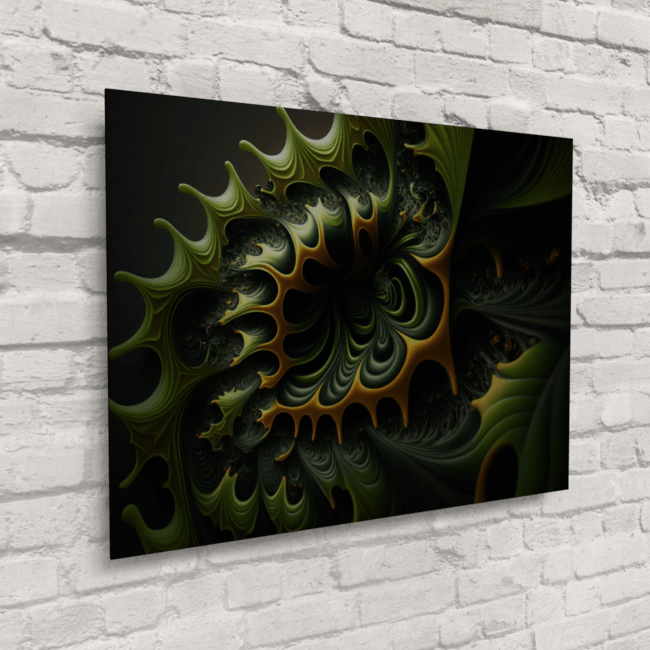 Abstract_Visions_Crimson Flux of Abstraction_Brushed_Metal_Mockup