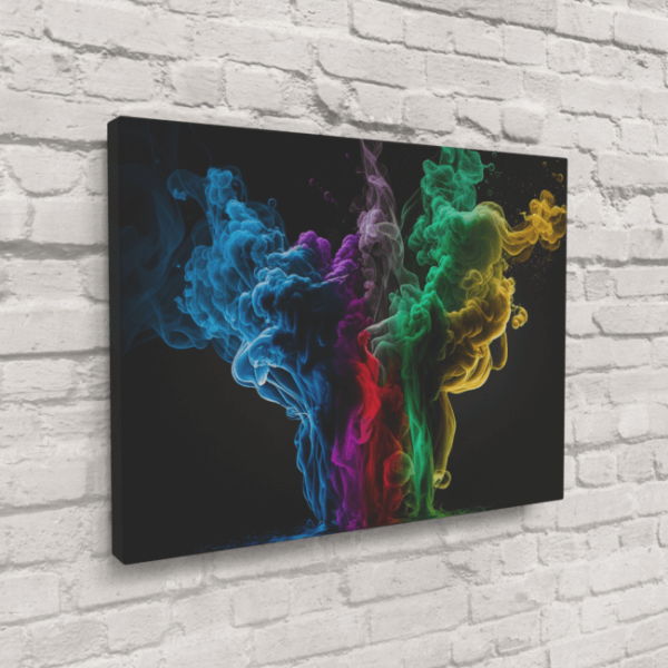 Abstract_Visions_Emerald Dreamscape Chronicles_Canvas_Mockup