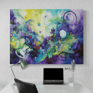 Abstract_Visions_Emerald Dreamscape Enigma_Desk_Mockup