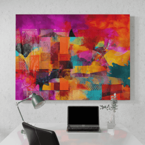 Abstract_Visions_Emerald Dreamscape Serenade_Desk_Mockup