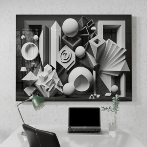 Abstract_Visions_Emerald Rhythms Waltz_Desk_Mockup