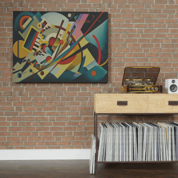 Abstract_Visions_Ethereal Echoes in Motion_Brick_Wall_Mockup