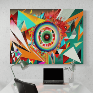 Abstract_Visions_Harmonic Fusion Unveiled_Desk_Mockup