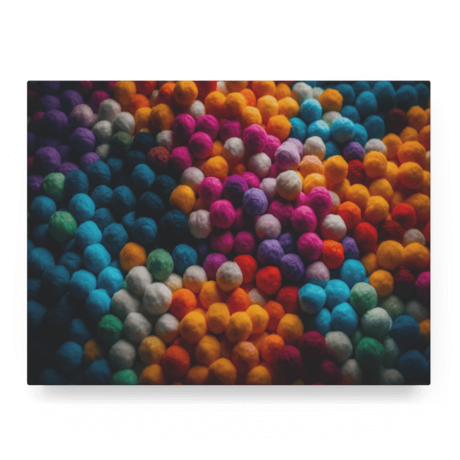 Colorful Cotton Balls Picture. Image: 4804543