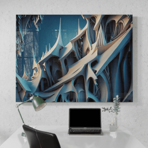 Abstract_Visions_Mystical Waveform Odyssey_Desk_Mockup