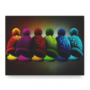 Rainbow Beanies