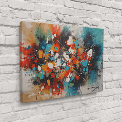 Abstract_Visions_Whispering Ethereal Fantasy_Canvas_Mockup How to create the best wall canvas print