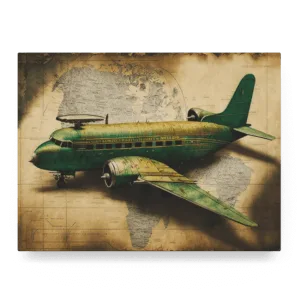 Plane on Map