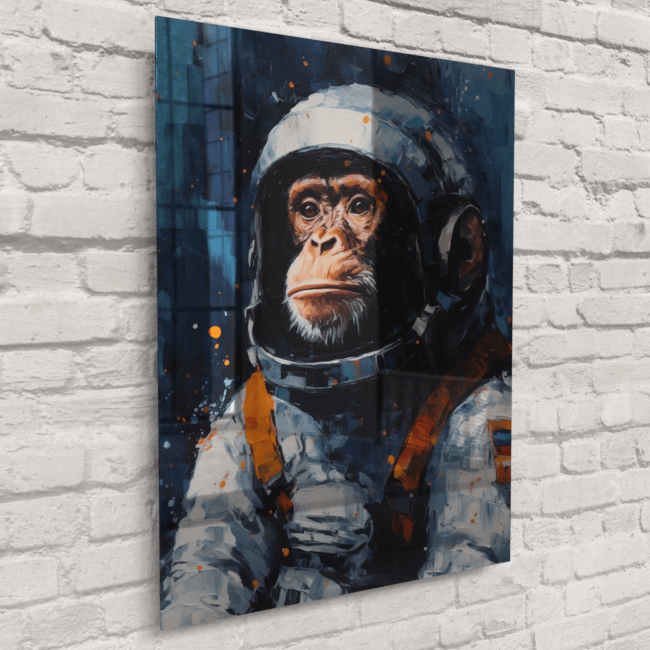 Astronaut Ape_Oil Painting Portraits_4_Acrylic_Mockup