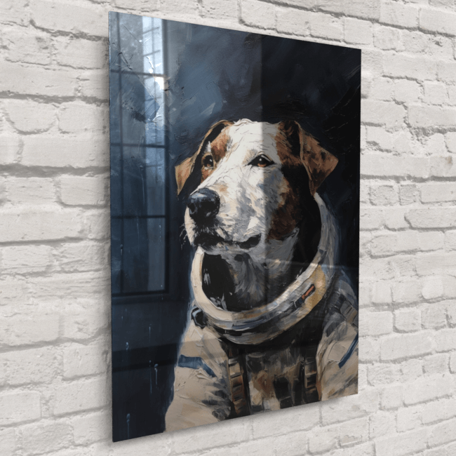 Astronaut Dog_Oil Painting Portraits_5_Acrylic_Mockup