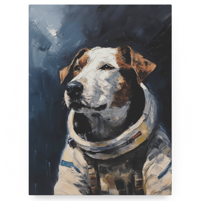 Astronaut Dog_Oil Painting Portraits_5_Floater_Mockup