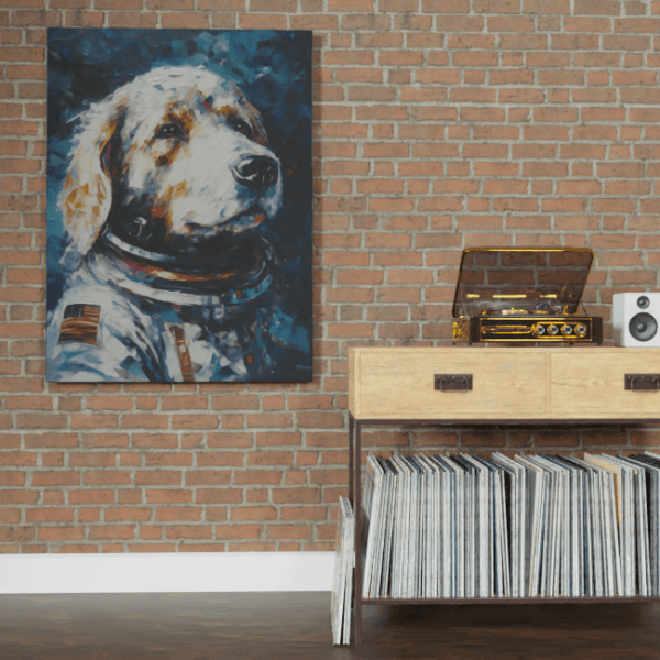 Astronaut Hound_Oil Painting Portraits_6_Brick_wall_Mockup