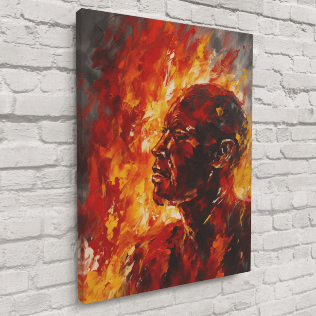 Athlete On Fire_Oil Painting Portraits_57_Canvas_Mockup