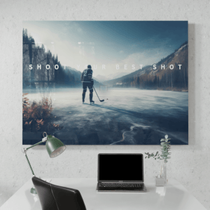 Big Acrylic_Motivational Masterpieces_18_ shoot your best shot_Desk_Mockup