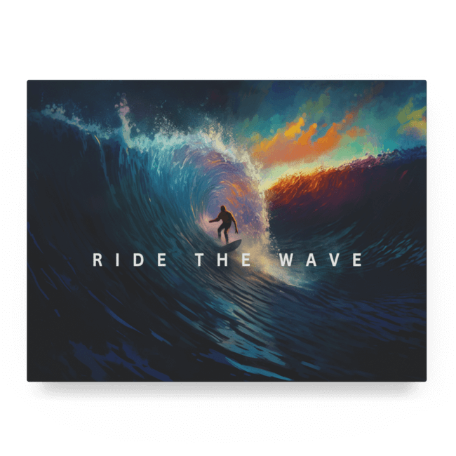 Ride the Wave Acrylic Prints, Photos Prints on Metal and Canvas