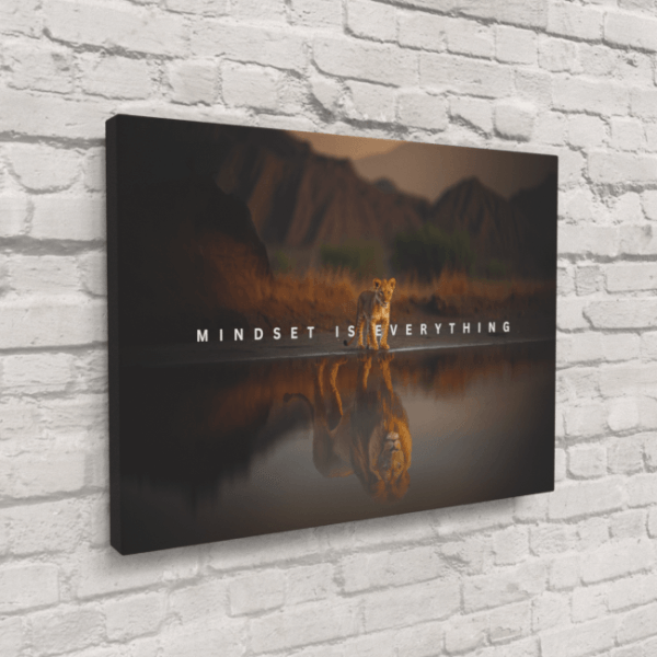 Big Acrylic_Motivational Masterpieces_34_ mindset is everything number four_Canvas_Mockup