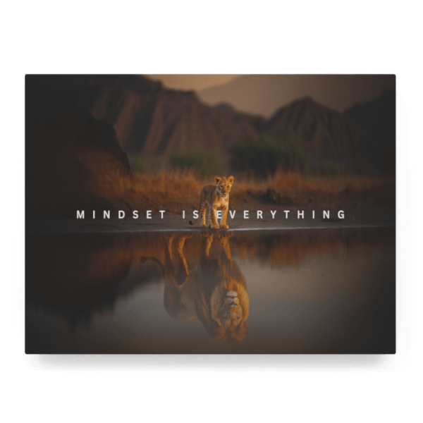Big Acrylic_Motivational Masterpieces_34_ mindset is everything number four_Floater_Mockup