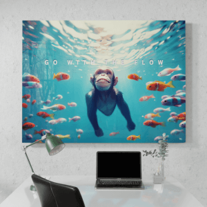 Big Acrylic_Motivational Masterpieces_39_ go with the flow_Desk_Mockup