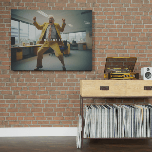 Big Acrylic_Motivational Masterpieces_42_ dance like no one is watching_Brick_Wall_Mockup