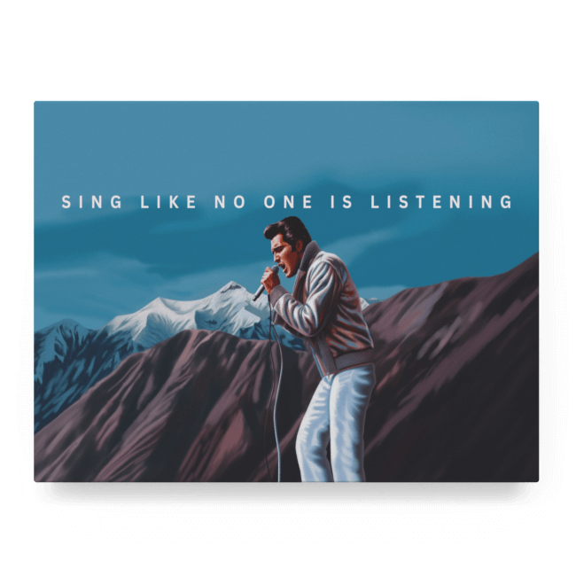 Sing Like No One is Listening III Acrylic Prints, Photos Prints on