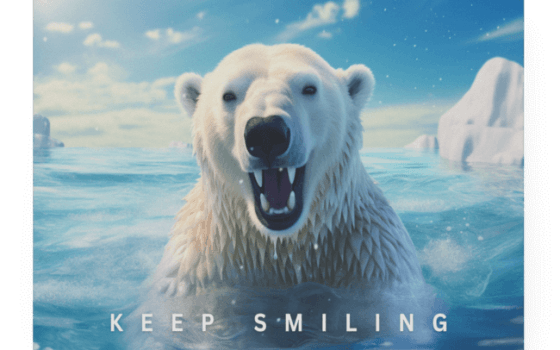 Big Acrylic_Motivational Masterpieces_49_ keep smiling_Floater_Mockup