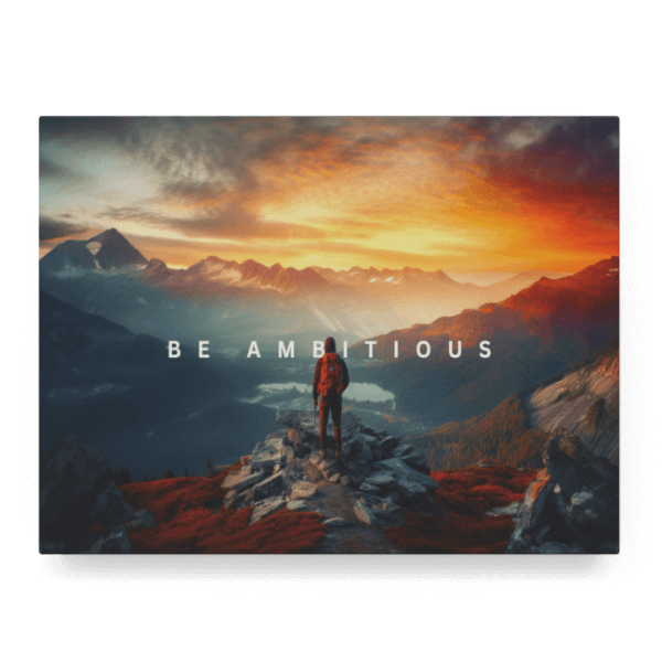 Big Acrylic_Motivational Masterpieces_5_ be ambitious_Floater_Mockup