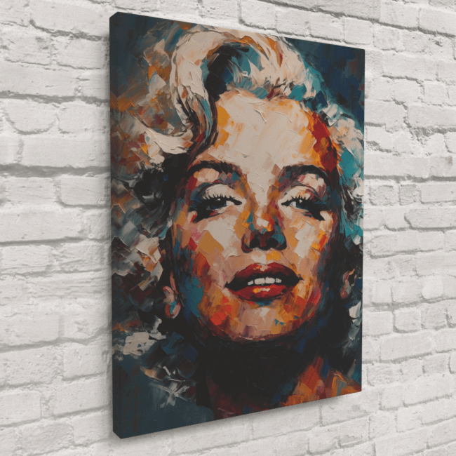 Blonde Bombshell_Oil Painting Portraits_53_Canvas_Mockup