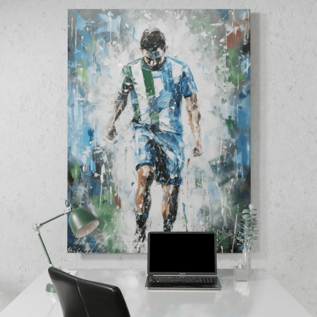Footballer_Oil Painting Portraits_90_Desk_Mockup