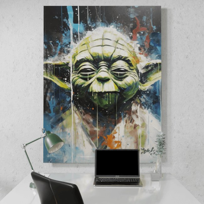 Green Legend_Oil Painting Portraits_82_Desk_Mockup