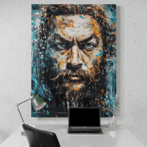 Jason Underwater_Oil Painting Portraits_14_Desk_Mockup