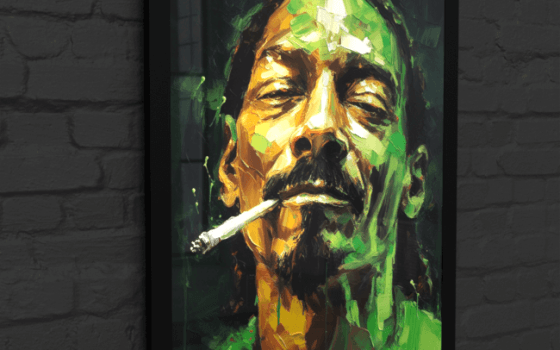 Snoopy_Oil Painting Portraits_64_LED_Snap_Mockup Snoopy_Oil Painting Portraits_64_LED_Snap_Mockup