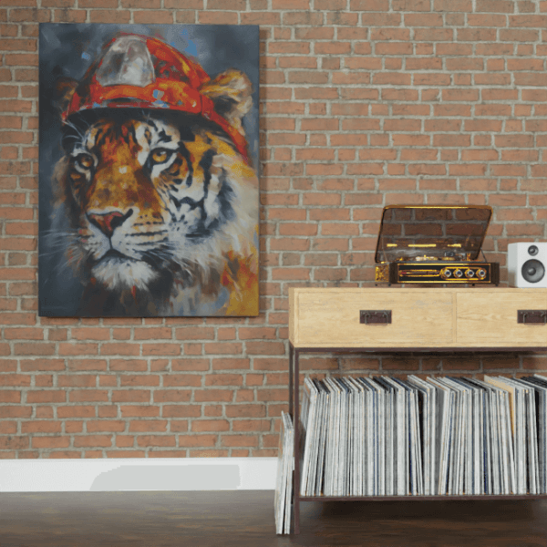 Tiger Firefighter_Oil Painting Portraits_12_Brick_wall_Mockup