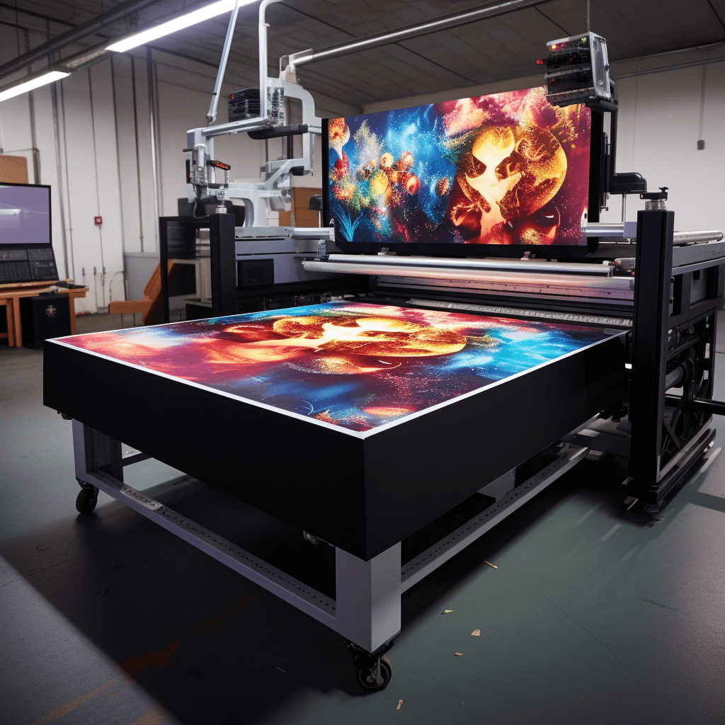 What is Flatbed printing